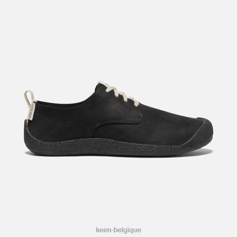 DLLD6210 Keen derbies mosey en cuir noir en vedette