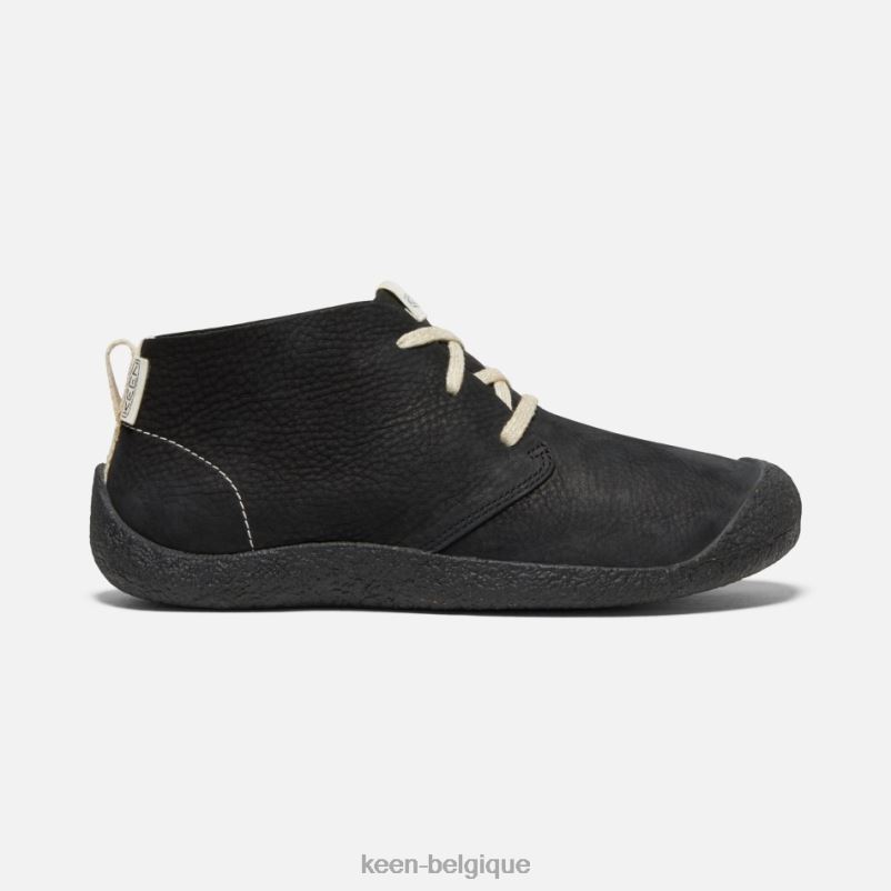 DLLD6208 Keen chukka en cuir mosey noir en vedette