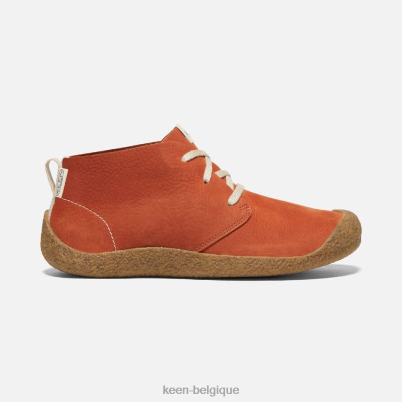 DLLD6209 Keen chukka en cuir mosey potiers argile-bouleau en vedette