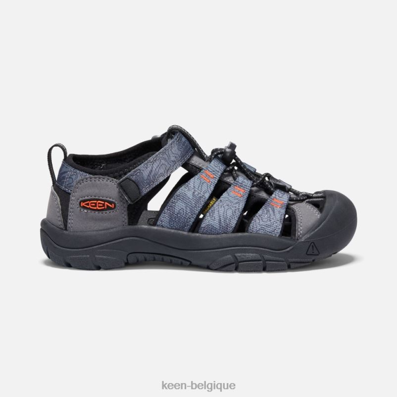 DLLD6585 Keen grand' newport h2 gris acier-noir enfants