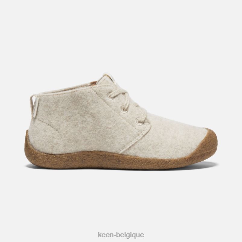 DLLD6195 Keen botte chukka mosey feutre naturel-bouleau femmes