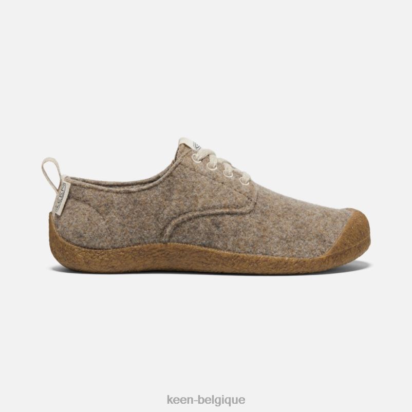 DLLD6114 Keen chaussure derby mosey feutre-bouleau taupe femmes