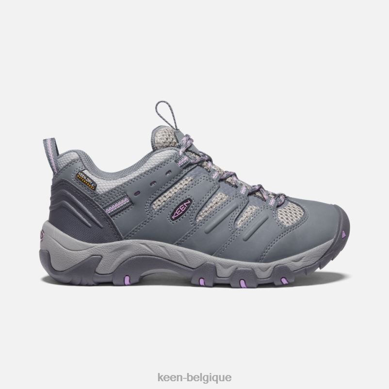 DLLD6165 Keen chaussure imperméable Koven gris acier-violet africain femmes