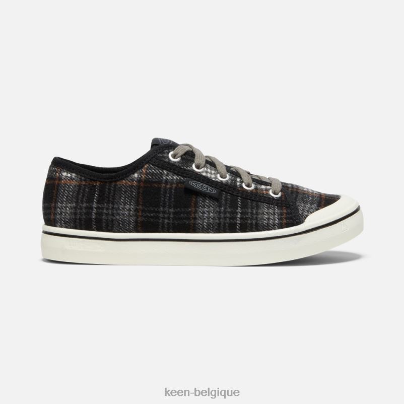 DLLD6335 Keen baskets elsa v noir à carreaux-gris acier femmes