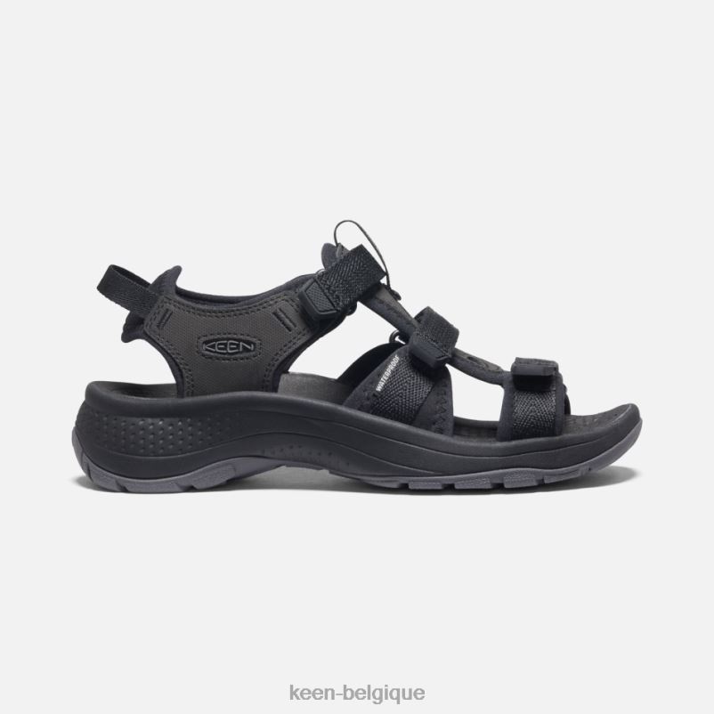 DLLD635 Keen sandales astoria west à bout ouvert noir femmes