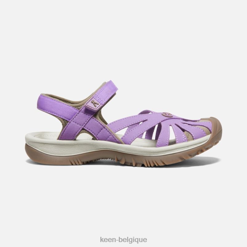 DLLD676 Keen sandale rose bringé violet craie femmes